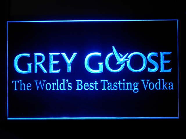 Grey Goose Vodka Logo Pub Store Neon Sign